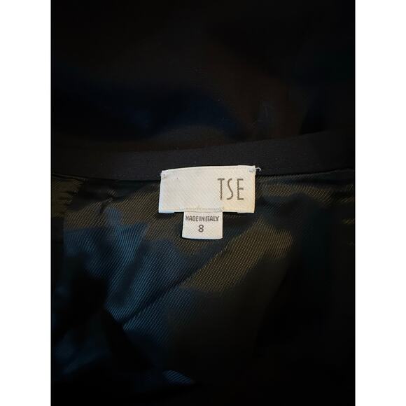 TSE Black Virgin Wool Black Skirt Size 8 - Picture 2 of 3